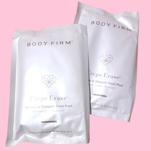 Body Firm Crème Erase Renew & Smooth Foot Peel - White ( You GET 2 PKS)